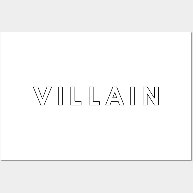 Villain Wall Art by GMAT